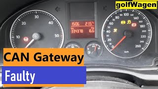 VW Golf 5 no start CAN Gateway problem [upl. by Lemmie]