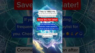 🎧 This 1492Hz Frequency is Buzzing Can You Stay Tuned for 60 Seconds [upl. by Eiram]