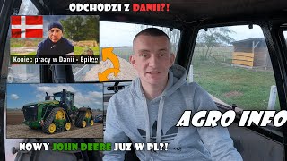 ☆Nowa BESTIA od JOHN DEERA☆Martinflashgordon odchodzi z Danii😱 Agro News 1 [upl. by Enyawal]