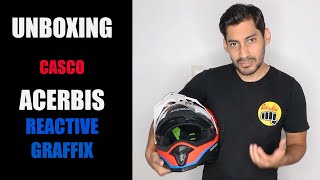 ACERBIS  UNBOXING DE MI NUEVO CASCO  ACERBIS REACTIVE GRAFFIX [upl. by Inram239]