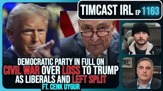 Democratic Party In CIVIL WAR Over Loss To Trump Liberal Media BREAKS wCenk Uygur Timcast IRL [upl. by Oirogerg]