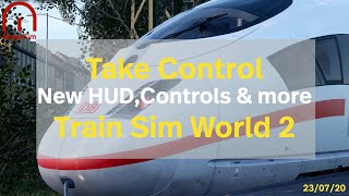 Train Sim World 2  New HUD Controller Interface Predrive info and Pause screen [upl. by Loziram]