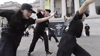 240711 mentor crew bboy performance christian dance crew trafalgar square [upl. by Ahsatam]