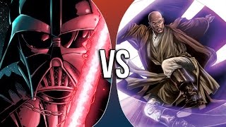 VS  Darth Vader vs Mace Windu [upl. by Hafital]