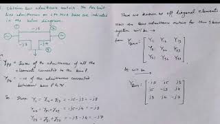 BUS Admittance Matrix Problems [upl. by Eenimod]