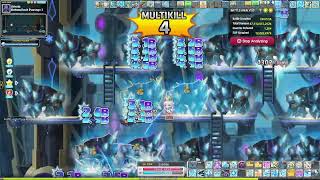 Maplestory Thunder Breaker Bottom Passage 3 Lazy Rotation 185k [upl. by Condon]