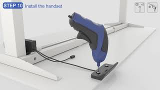 loctek Economical Height Adjustable Standing Desk ET156E Installation Guide [upl. by Herzig]