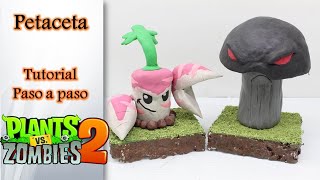 Como Hacer Plantas vs Zombies de plastilina petaseta y podarrábano [upl. by Iret]