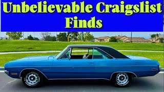 8 Unbelievable Classic Cars  For Sale By Owner on Craigslist [upl. by Atsugua]