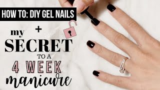 Gel Manicure at Home on Natural Nails  SECRET to long lasting polish [upl. by Walt]