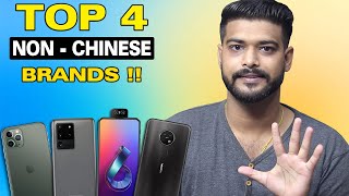 Top 4 quotNon Chinesequot Smartphone Brands in India  Tech Swami [upl. by Lehcor]