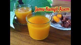 CARA MUDAH MEMBUAT JAMU KUNIR ASEM Enak dan menyehatkan [upl. by Publius]