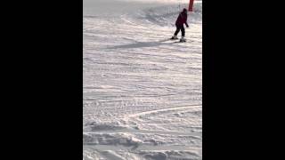 Ski in Chamrousse 1750 piste bleu [upl. by Nibaj82]