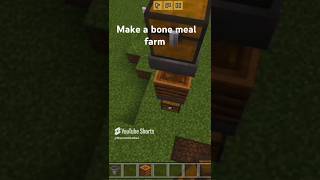 Make a bone meal farm in Minecraft gaming memes minecraft herobrine steve edit popular funny [upl. by Bensen]