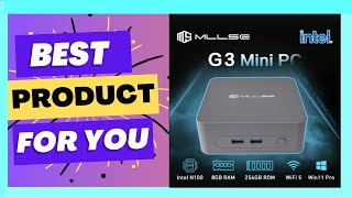 MLLSE G3 Mini PC Alder Lake N100 Windows 11 Pro Intel 12th DDR4 8GB RAM 256GB [upl. by Asilram473]