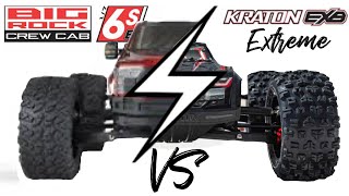 Arrma 6s Big Rock  WHATS NEW Compare to the New Extreme 6s Kraton Vs [upl. by Cherian]