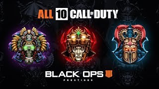 All 10 Prestige Emblems in Black Ops 4 [upl. by Hengel]