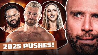 Whos Getting The BIG WWE BIG PUSH in 2025 [upl. by Leitnahs]