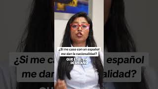 ¿Si me caso con un español me dan la nacionalidad [upl. by Bow]