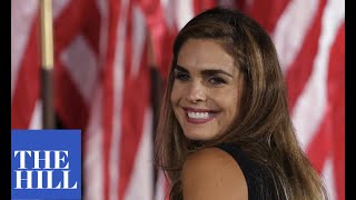 Hope Hicks boards Marine One on Wednesday has since tested positive for Coronavirus [upl. by Meijer]