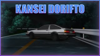 INITIAL D  KANSEI DORIFTO INERTIA DRIFT SCENE [upl. by Zebadiah]