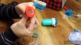 Tubie2go  Squeasy bottle hack to pump feed [upl. by Odilo158]