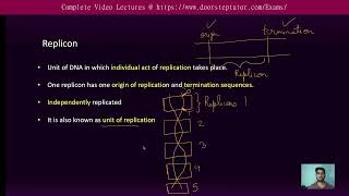 Replicon and Origin of Replication  CSIR Life SciencesGATE Biotechnology doorsteptutor testprep [upl. by Sams]