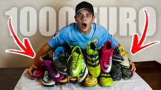 Ho SPESO 1000€ in SCARPE DA CALCIO  Tutte le mie scarpe da calcio [upl. by Arries813]