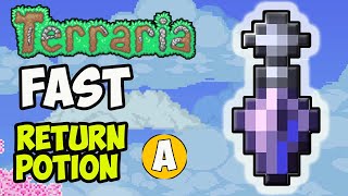 Terraria How To Get POTION OF RETURN  Terraria how to make Potion of Return FULL GUIDE [upl. by Bevvy]