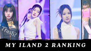 MY ILAND 2 RANKING after ep 9 [upl. by Hanad]