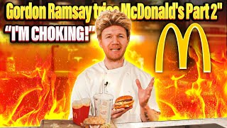 Gordon Ramsay tries a MCDONALDS PART 2 [upl. by Yllom]