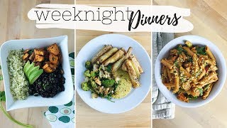 PLANT BASED DINNER RECIPES FOR AFTER WORK  Easy Weeknight Meals [upl. by Arelus]