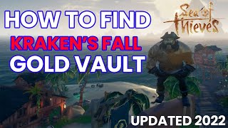 SEA OF THIEVES KRAKENS FALL VAULT LOCATION [upl. by Middle]