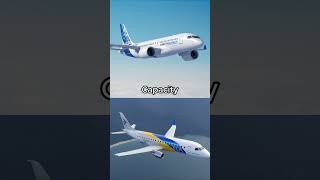 Airbus A220100 vs Embraer E175 edit [upl. by Nathalie545]