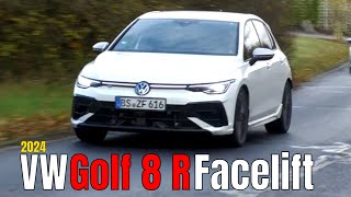 2024 Volkswagen Golf 8 R Facelift Testing and Exhaust Sound [upl. by Jack554]