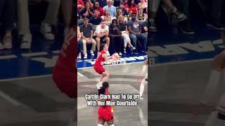 Caitlin Clark Goes OFF With Boyfriend Connor McCaffery Courtside caitlinclark basketball wnba [upl. by Ailaro]