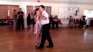 José Manrique Natalia Pombo Clase Milonga Milonga Classes 2015 [upl. by Aronel]