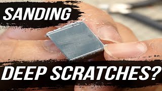 SAND YOUR GUNPLA CONSCIOUSLY PREVENTING DEEP SCRATCHES [upl. by Rona]