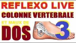 REFLEXOLOGIE PLANTAIRE DIRECT 3 PARTIE 3  COLONNE VERTEBRALE LE MASSAGE SPECIAL MAUX DE DOS [upl. by Gainor]