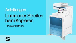 Linien oder Streifen beim Kopieren  HP LaserJet MFPs [upl. by Madai774]