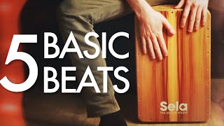 5 Basic Cajon Beats You Can Learn Today [upl. by Daggna174]