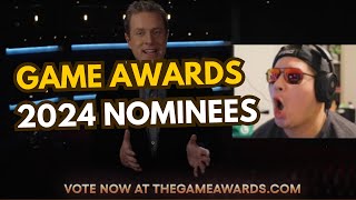 REACTING to the GAME AWARDS 2024 nominees [upl. by Yssej]