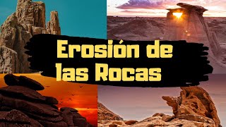 EROSIÓN DE LAS ROCAS Agentes Erosivos 😃⛏⚒ fluvial marina glacial eólica GEOLOGÍA [upl. by Drofdarb]