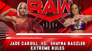 WWE RAW LIVE FULL MATCH  Jade Cargill VS Shayna Baszler for the first time in history [upl. by Ile993]