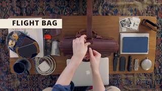 Flight Bag Briefcase  What it Fits  Saddleback Leather Co [upl. by Amuh]