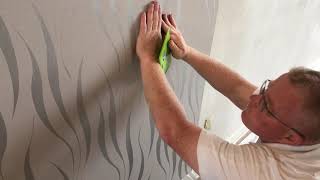 How To Join Difficult Wallpaper Seams  Spencer Colgan [upl. by Scornik]