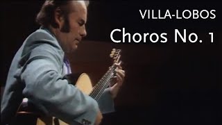 Choros No 1 • VillaLobos • Julian Bream [upl. by Alleusnoc]