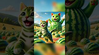 Watermelon colored cat shortvideo colors cat [upl. by Ragnar]