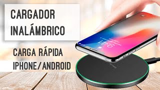 🔋CARGADOR INALÁMBRICO para iPhone y Samsung con CARGA RÁPIDA [upl. by Mcadams]