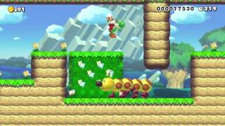 Super Mario Maker Levels quotWiggler Gardensquot [upl. by Aneret]